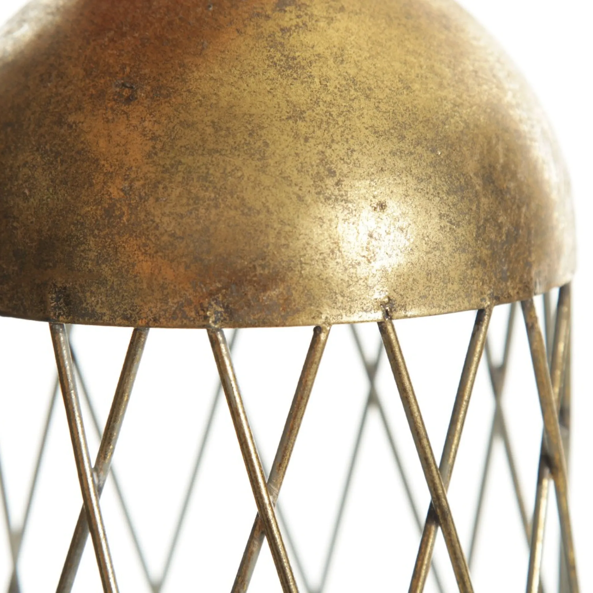 Antique Gold Metal Decorative Birdcage Best Sale