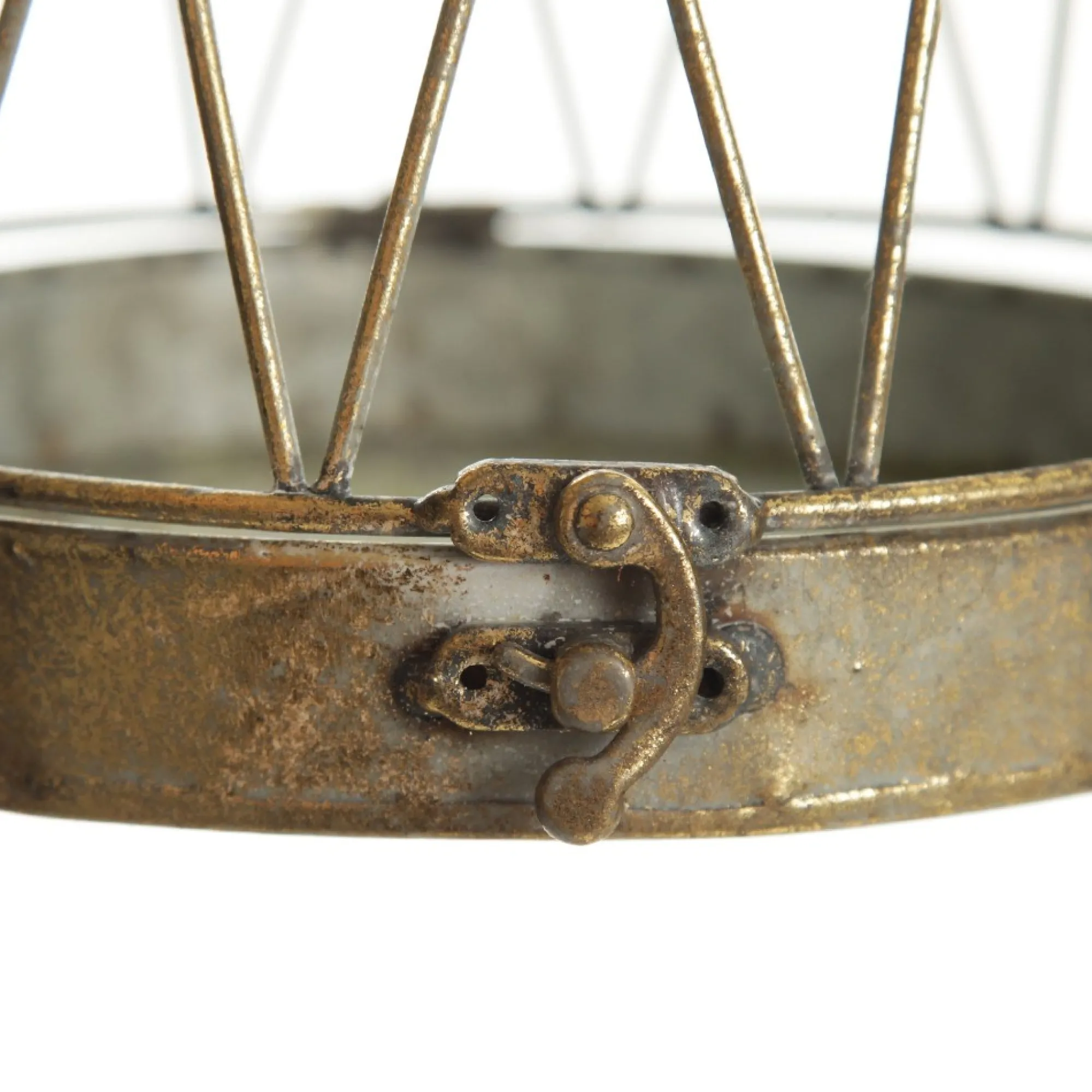 Antique Gold Metal Decorative Birdcage Best Sale