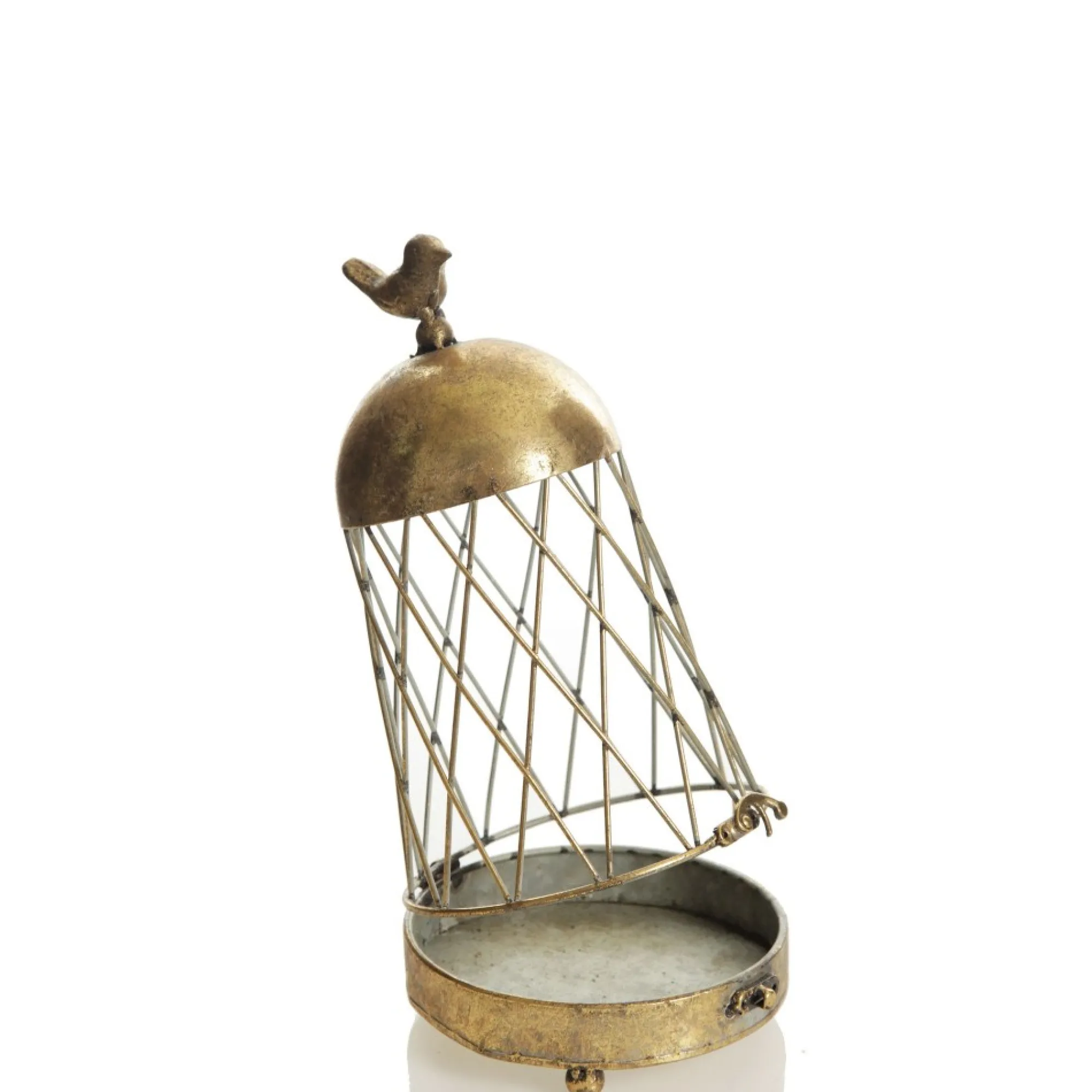 Antique Gold Metal Decorative Birdcage Best Sale