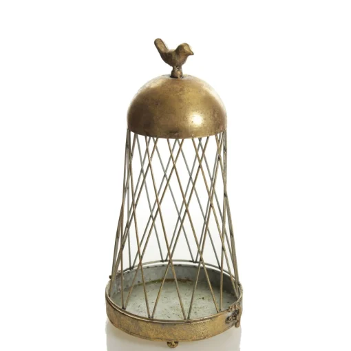 Antique Gold Metal Decorative Birdcage Best Sale