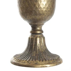 Antique Gold Metal Tall Vase Table Centrepiece New