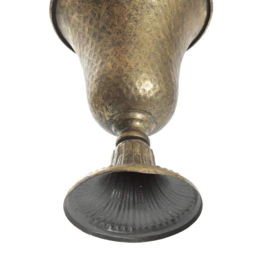 Antique Gold Metal Tall Vase Table Centrepiece New