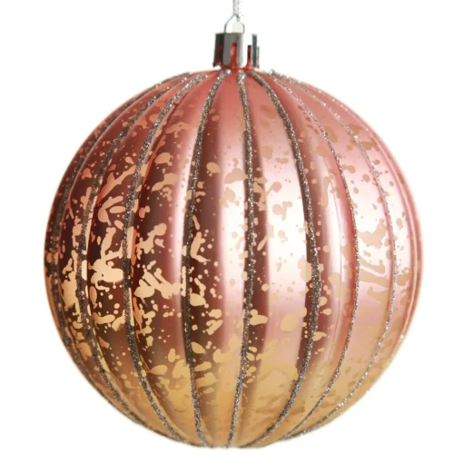 Assorted Ombre Pastel Ribbed Shatterproof Christmas Baubles - Set of 3 Shop