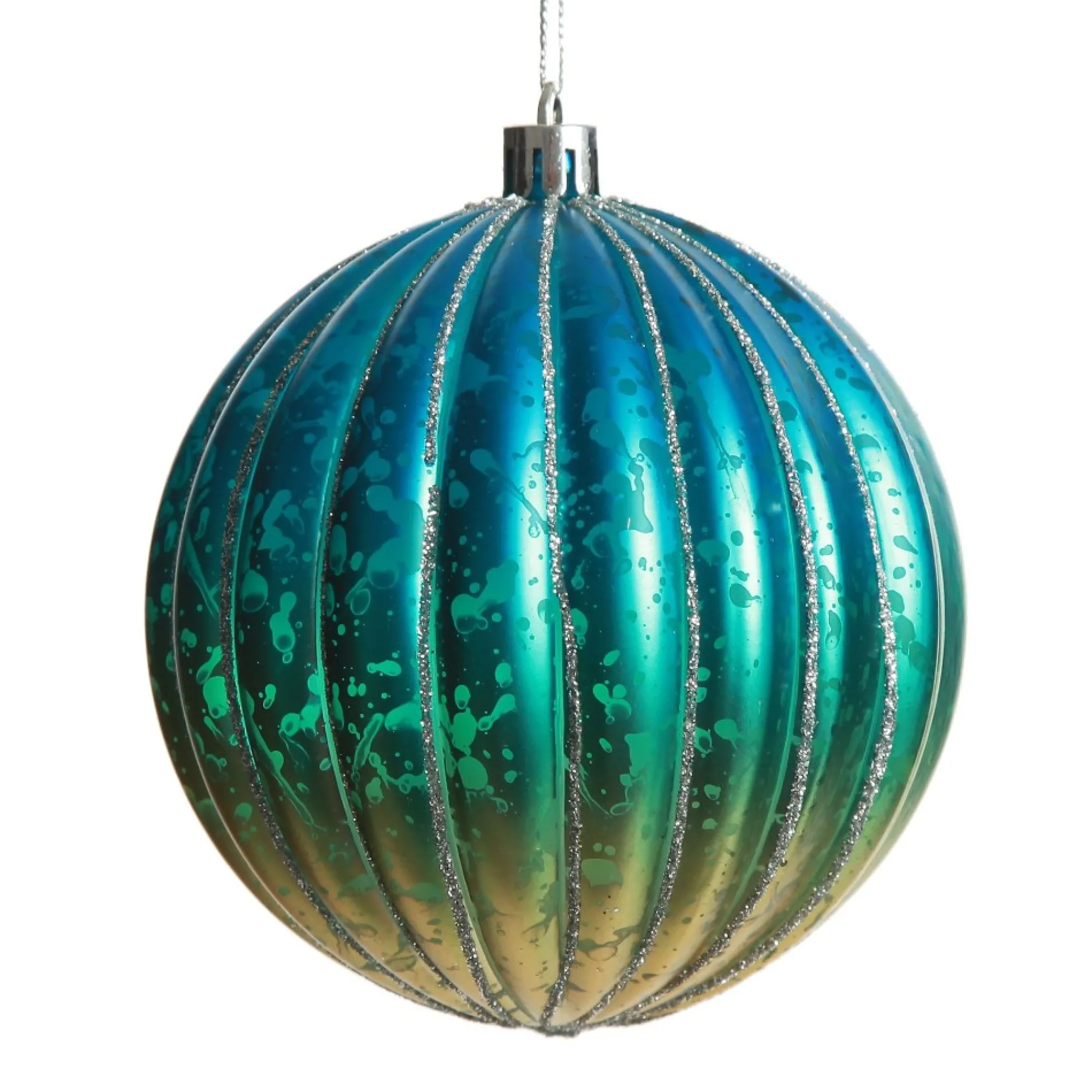 Assorted Ombre Pastel Ribbed Shatterproof Christmas Baubles - Set of 3 Shop