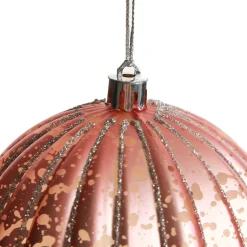 Assorted Ombre Pastel Ribbed Shatterproof Christmas Baubles - Set of 3 Shop