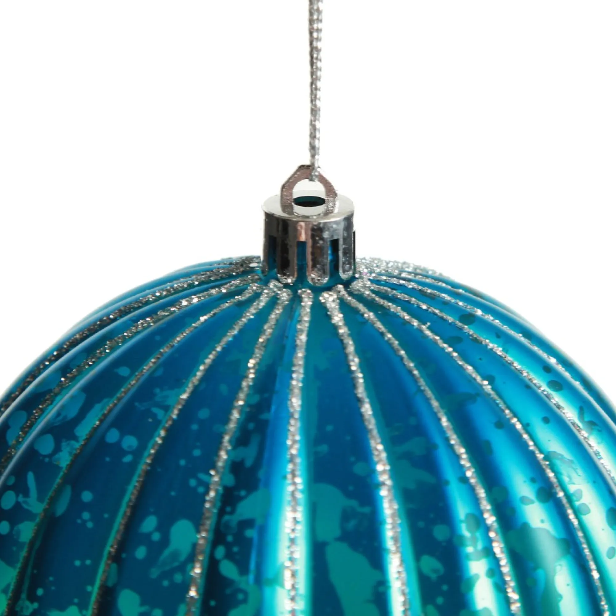 Assorted Ombre Pastel Ribbed Shatterproof Christmas Baubles - Set of 3 Shop