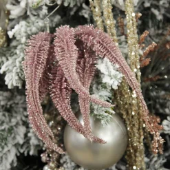 Assorted Pink Glitter Christmas Pick Trio Online