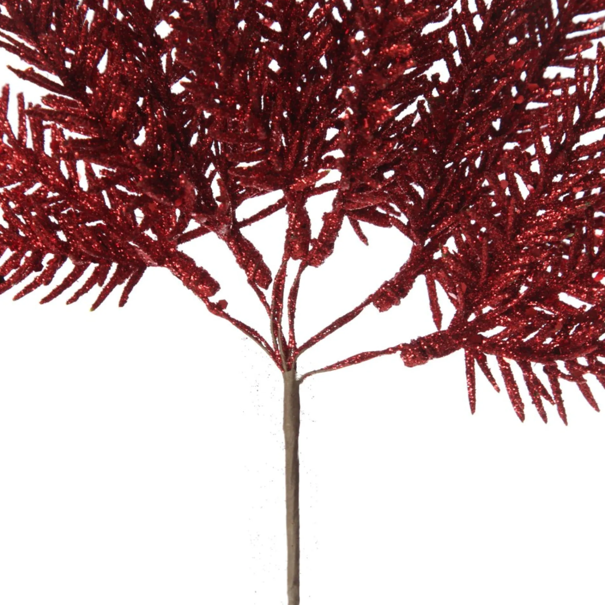 Assorted Red Glitter Christmas Pick Trio Fashion