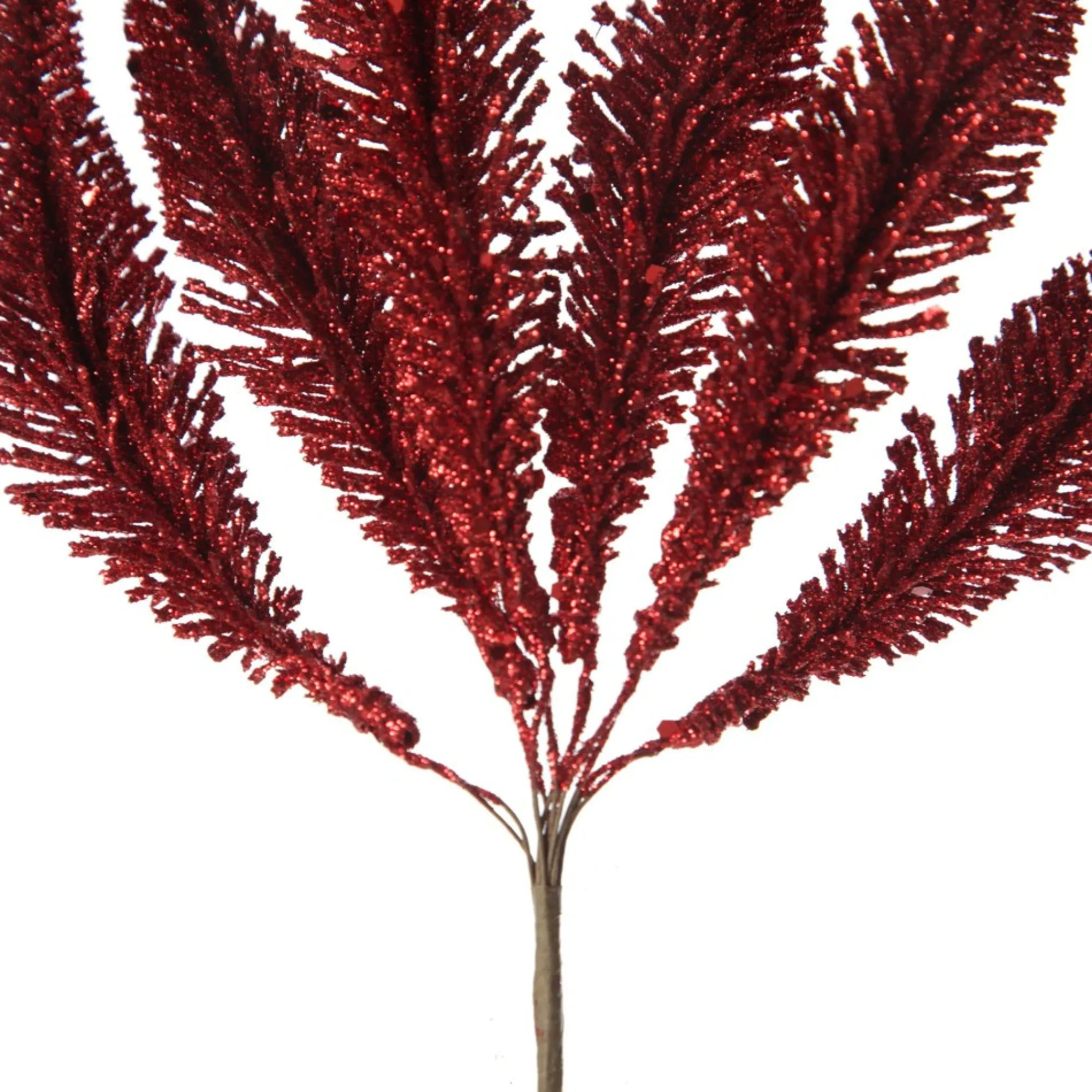 Assorted Red Glitter Christmas Pick Trio Fashion