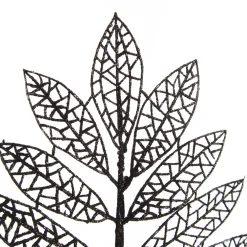 Black Glitter Mesh Leaf Pick - Set of 2 Hot