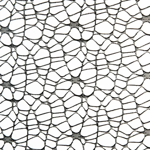 Black Lace Spider Mesh Roll Hot