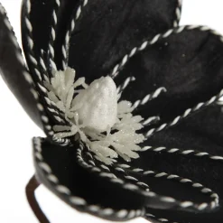 Black Magnolia Flower Stem with Twine Trim Cheap