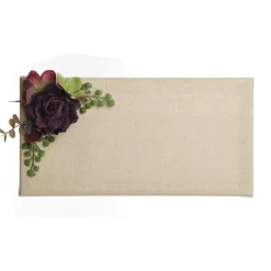 Blank Natural Burlap Canvas Plaque Cheap