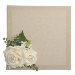 Blank Natural Burlap Square Canvas Plaque Outlet