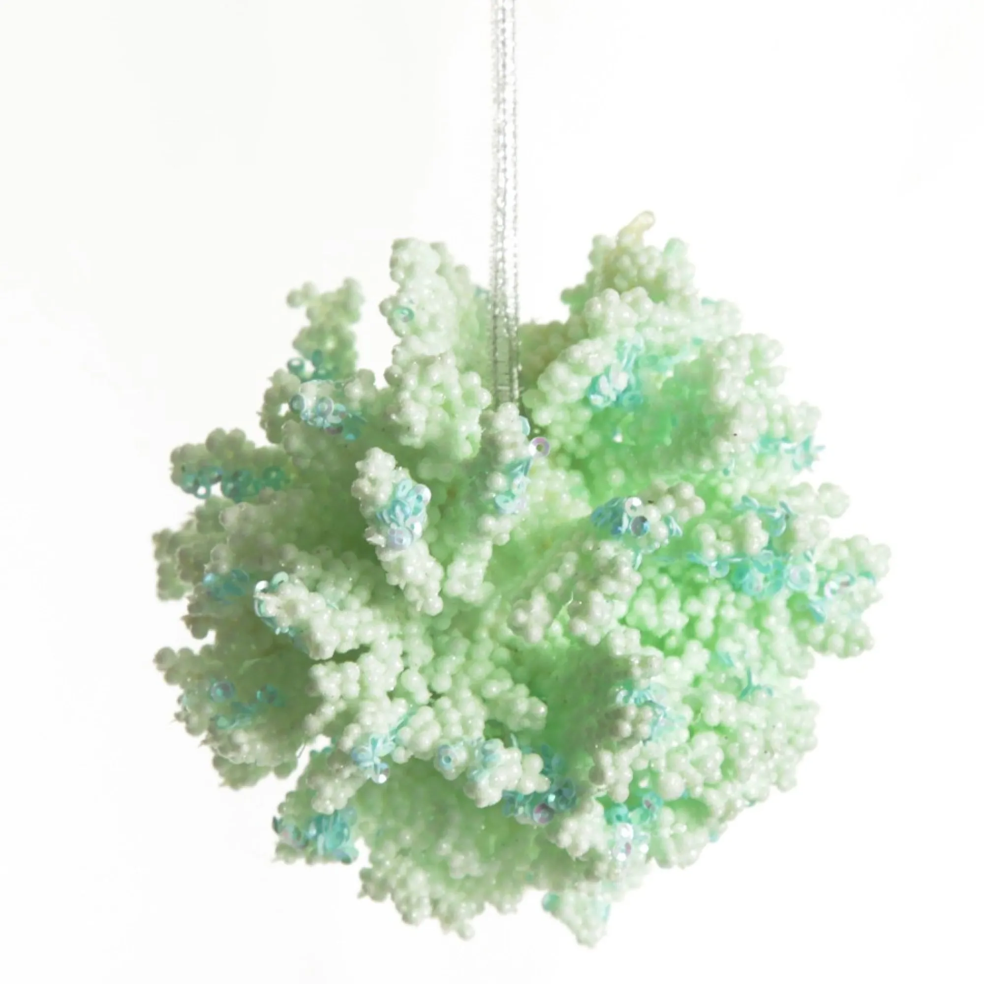 Blue Coral Hanging Ball Christmas Decoration Online