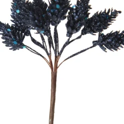 Blue Glitter Pinecone Clusters - Set of 2 Online