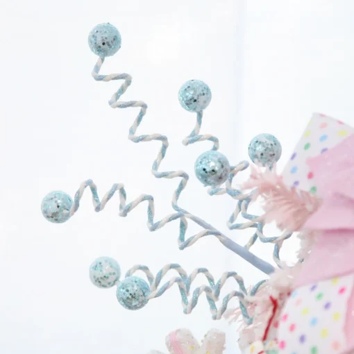 Blue Glitter Spiral Ball Pick Cheap