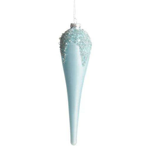 Blue Icicle Hanging Long Drop Decoration Sale