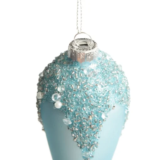 Blue Icicle Hanging Long Drop Decoration Sale
