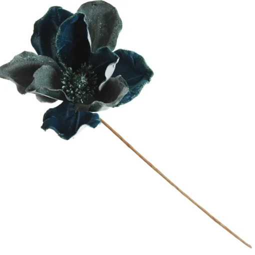Blue Magnolia Flower on Stem Flash Sale