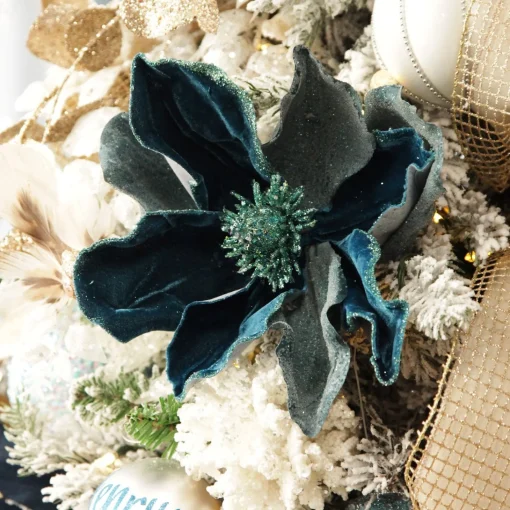 Blue Magnolia Flower on Stem Flash Sale