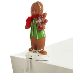 Boy Gingerbread Christmas Stocking Hanger Shop