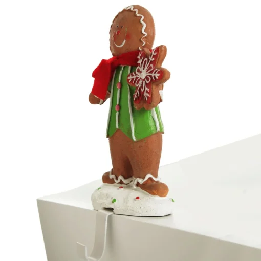 Boy Gingerbread Christmas Stocking Hanger Shop