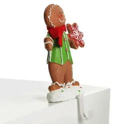 Boy Gingerbread Christmas Stocking Hanger Shop