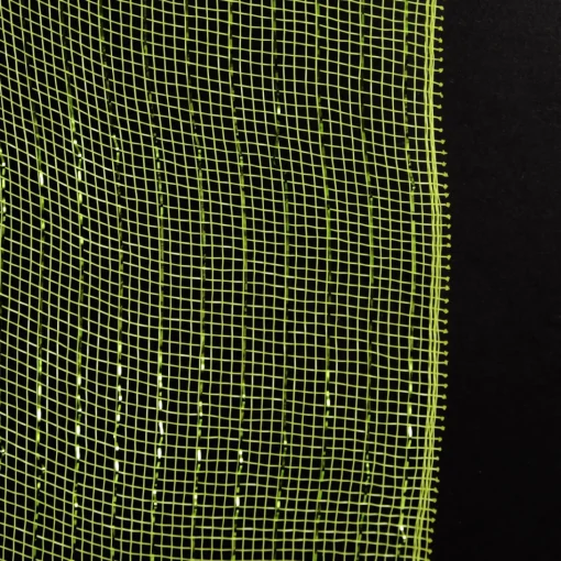 Bright Green Metallic Thread Decomesh Roll Best Sale