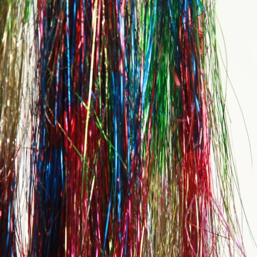 Bright Multicolour Metallic Tinsel Fringe Best