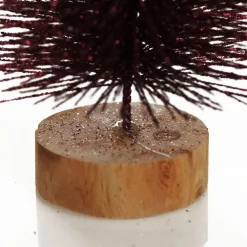 Burgundy Bottle Brush Tree - Small Set of 2 Sale