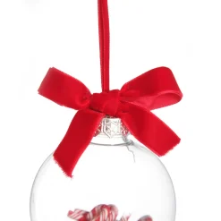 Candy Cane Filled Clear Shatterproof Bauble Best