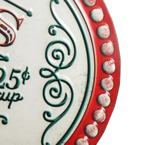 Candy Canes and Hot Cocoa Retro Metal Christmas Sign Online