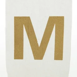 Canvas Gold Merry Christmas Printed Bunting Flash Sale