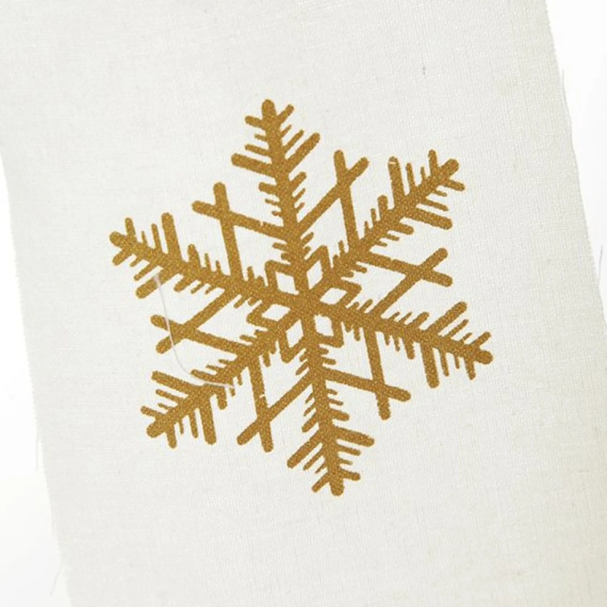 Canvas Gold Merry Christmas Printed Bunting Flash Sale