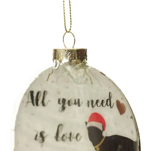 Cat Lovers Christmas Glass Disc Best