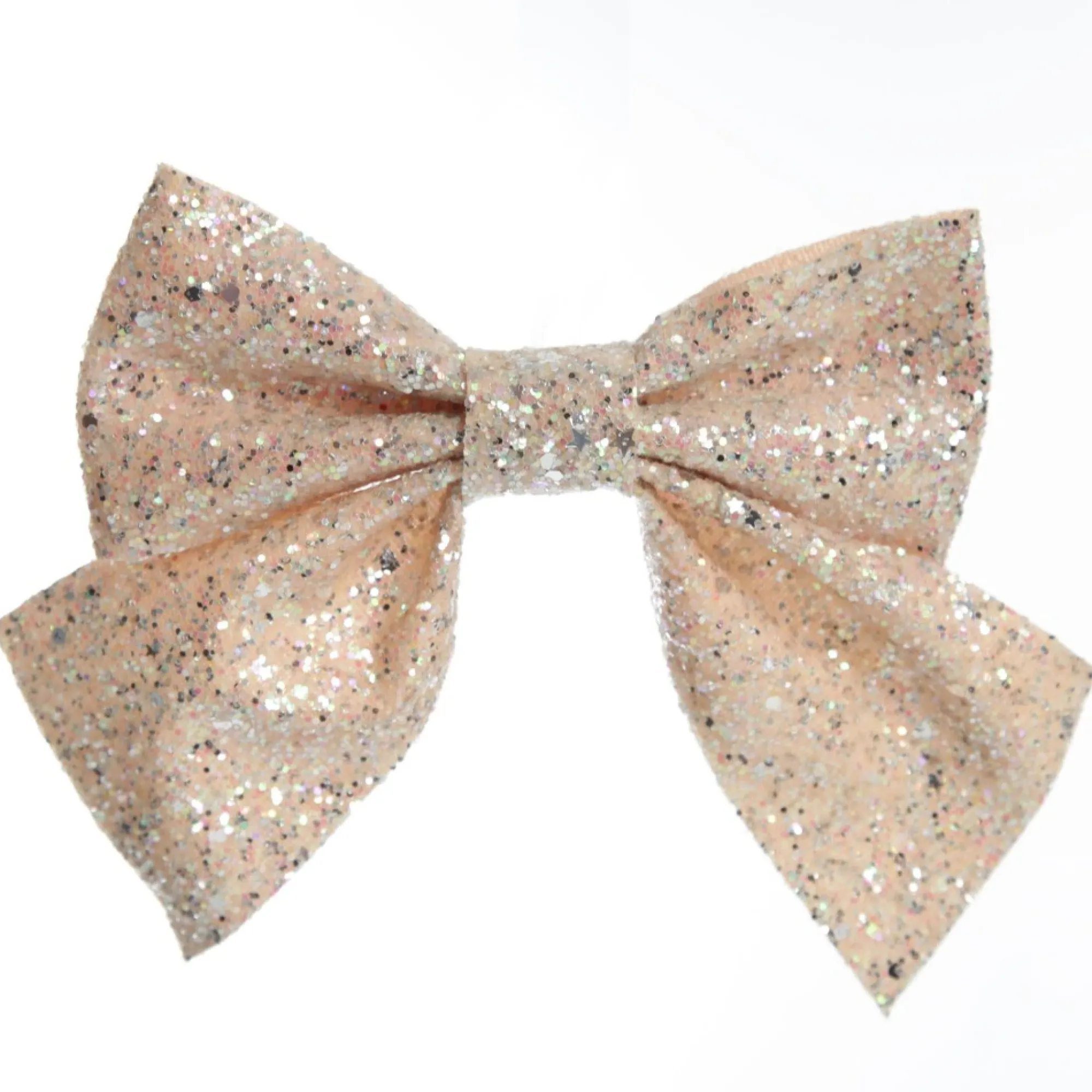 Champagne Glitter Bow - Set of 2 Outlet