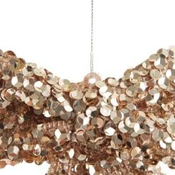 Champagne Glitter Sequin Bow Online