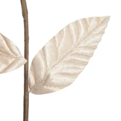 Champagne Magnolia Flower Stem with Glitter Sequin Tips Store