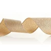 Champagne Sparkle Glitter Ribbon Wired Edge - 6.3cm Discount