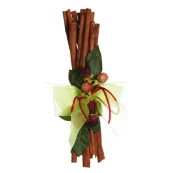 Christmas Cinnamon Stick Bunch with Red Berry and Frosted Fir Cheap