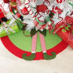 Christmas Elf Leg Tree Skirt Shop