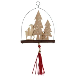 Christmas Llama Hanging Ornament with Tassel Best Sale
