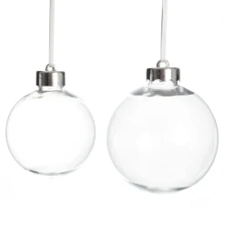 10cm Clear Acrylic Craft Bauble Sale