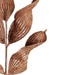 Copper Blush Curved Leaf Glitter Spray Shop