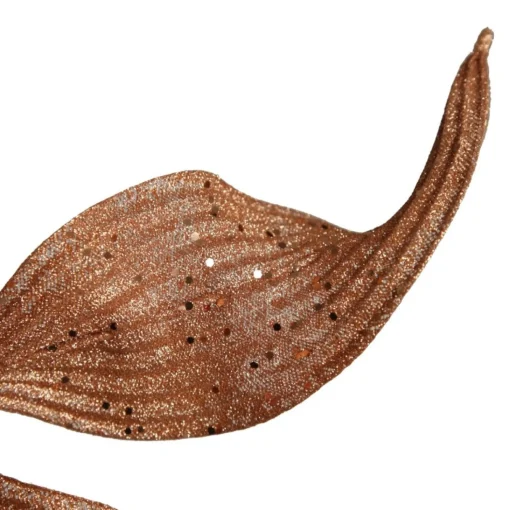 Copper Blush Curved Leaf Glitter Spray Shop