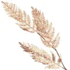 Copper Glitter Fern Spray New