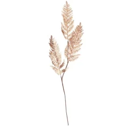 Copper Glitter Fern Spray New