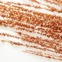 Copper Spiky Tinsel Spray Hot
