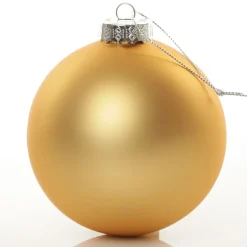 Customised Large Coloured Glass Logo Decal Bauble Clearance